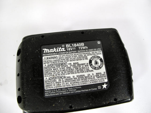 Makita BL1840B Genuine 18V 4.0Ah Lithium Ion LXT Li-Ion Power Tool Battery