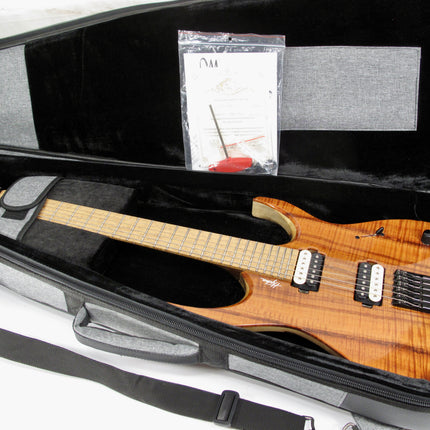 Mayones Hydra Elite 6 Master Grade Koa Top Headless Electric Guitar