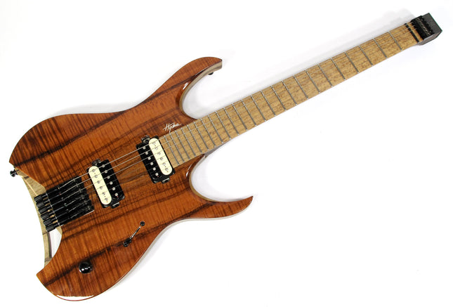 Mayones Hydra Elite 6 Master Grade Koa Top Headless Electric Guitar