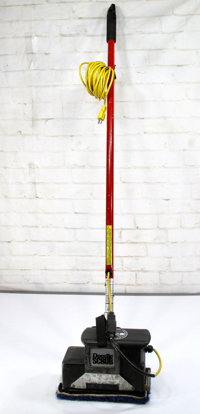 Square Scrub Doodle Scrub EBG-9 24” Handle 30” Cord Floor Cleaner