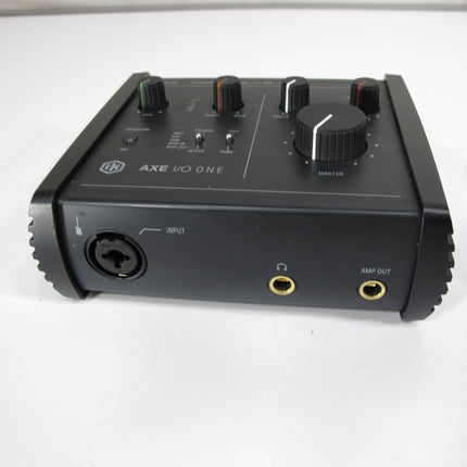 IK Multimedia AXE I/O ONE USB Audio Interface, Z-TONE Input for Guitar/Bass