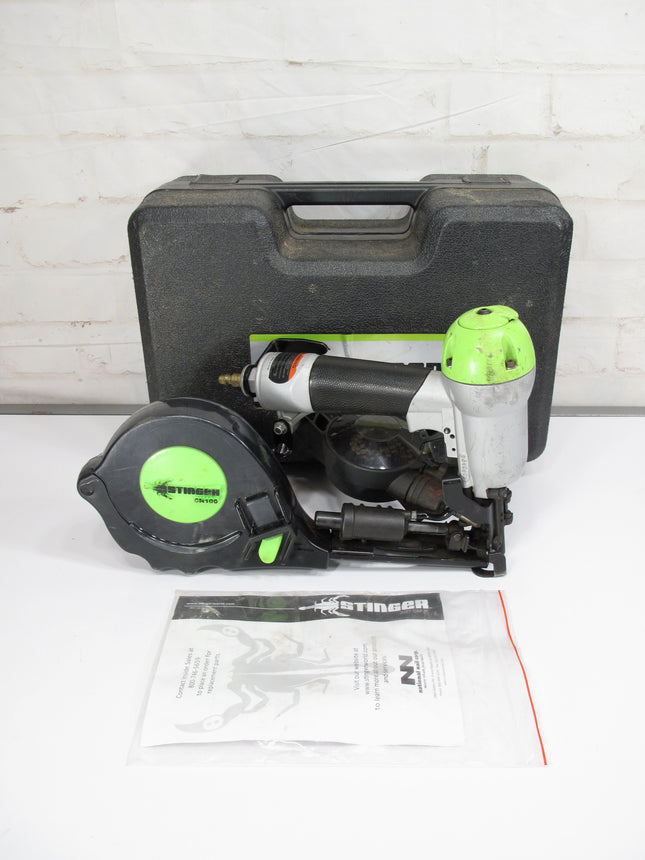 Stinger Tools CN100 1" 15 Degree Pneumatic Roofing Underlayment Cap Nailer