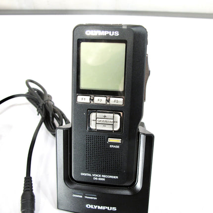 Olympus DS-5000 Digital SD Card Voice Recorder w/ Charging CR10 Cradle
