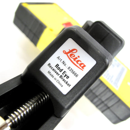 Leica Red Rotary Laser Rod Eye 120G Basic Receiver w/Bracket Survey Equipment