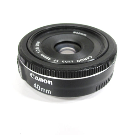 Canon 6310B002 EF 40mm f/2.8 STM Pancake Macro Camera Lens