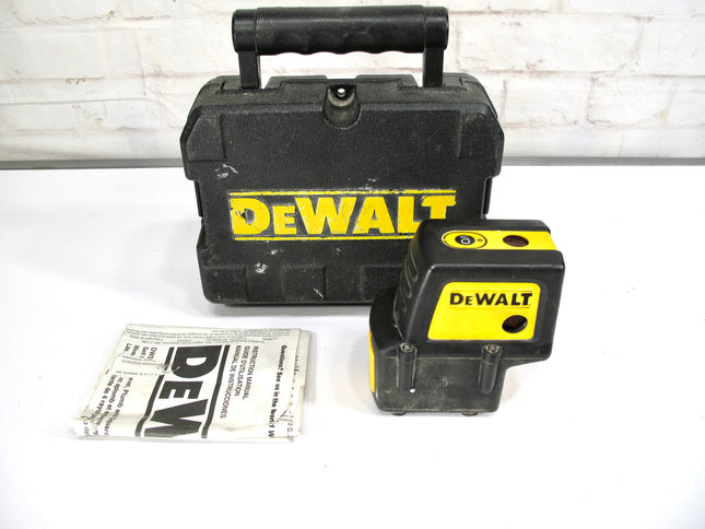 Dewalt DW084K Self Leveling 4 Beam Battery Operated Red Laser
