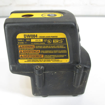 Dewalt DW084K Self Leveling 4 Beam Battery Operated Red Laser