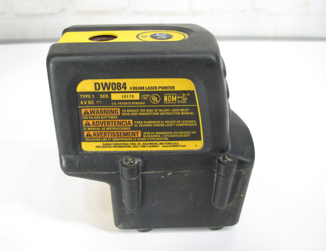 Dewalt DW084K Self Leveling 4 Beam Battery Operated Red Laser