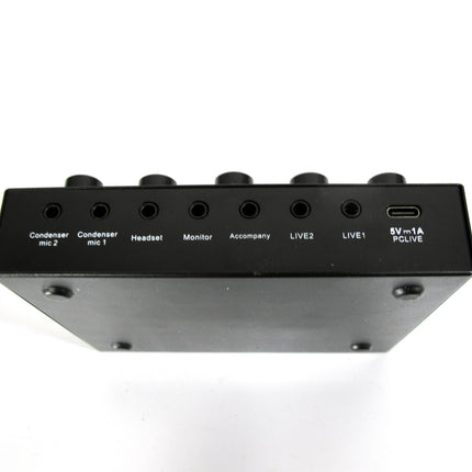 Squarock V8S Live Streaming Sound Mixing Console w/ Sound Effects