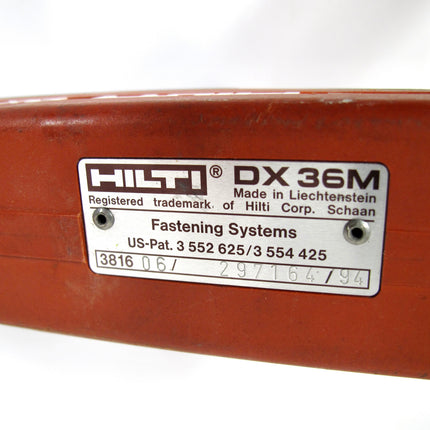 Hilti DX36M Powder Actuated Fastening Nail Gun Tool