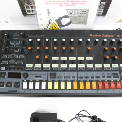 Behringer RD-8 Rhythm Designer Analog Drum Machine with 64-Step Sequencer