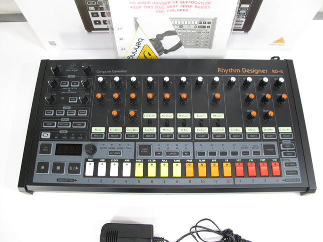 Behringer RD-8 Rhythm Designer Analog Drum Machine with 64-Step Sequencer