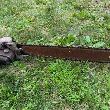 Mall 2MG 1960s 24 Inch Bar  6.45 cu in Heavy Duty Vintage Chainsaw