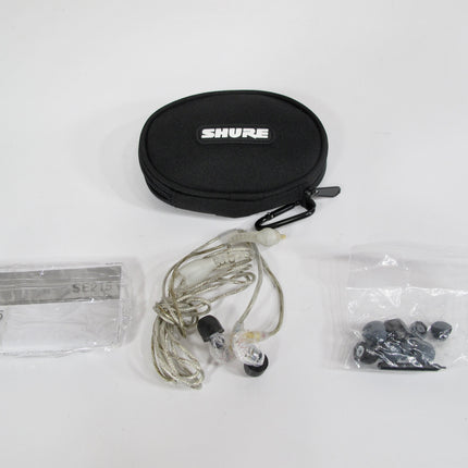 Shure SE215-CL Professional In Ear Live Sound Monitoring Headphones Earbuds