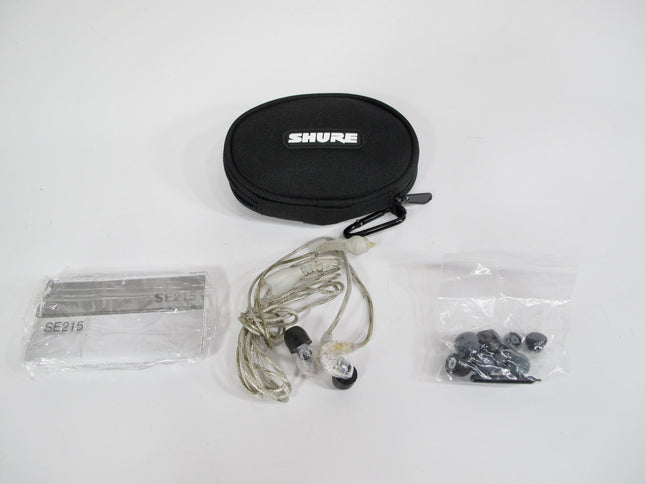 Shure SE215-CL Professional In Ear Live Sound Monitoring Headphones Earbuds