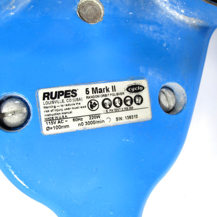 Rupes Cyclo Model 5 Mark II Dual Head Orbital Polisher