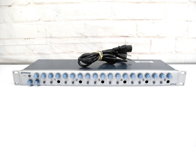 Presonus HP60 6-Channel Amplifier Headphone Amp w/ Talkback & A/B Input Mi