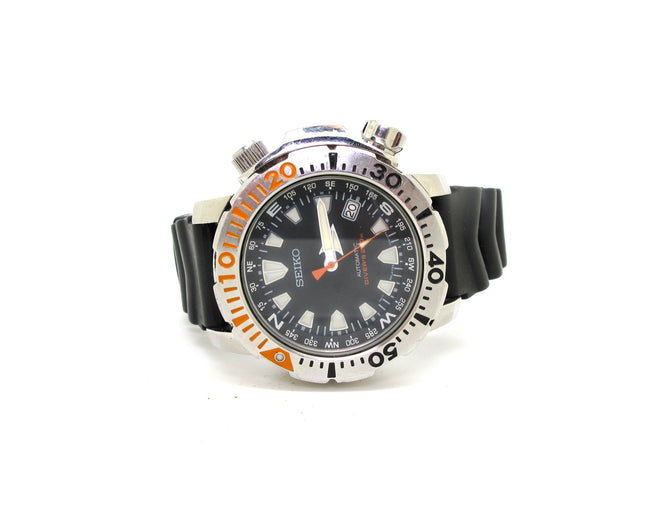 Seiko Land Monster Black Dial RARE Diver 200M 7S35-00F0 Automatic Men’s Watch