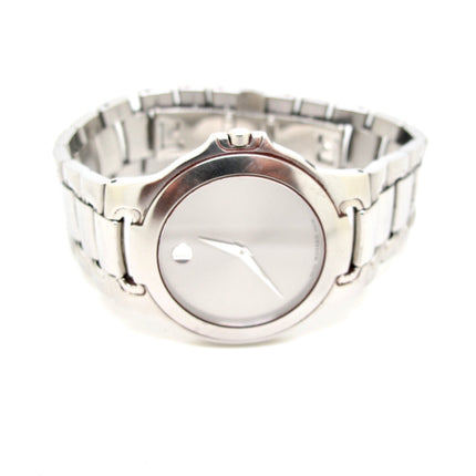 Movado Museum 84 G1 1898 7 Inch Stainless Quartz Watch