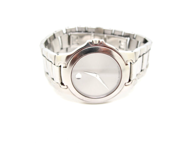 Movado Museum 84 G1 1898 7 Inch Stainless Quartz Watch