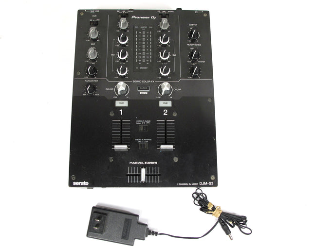 Pioneer DJM-S3 Scratch Style 2-Channel DJ mixer for Serato DJ Pro Systems