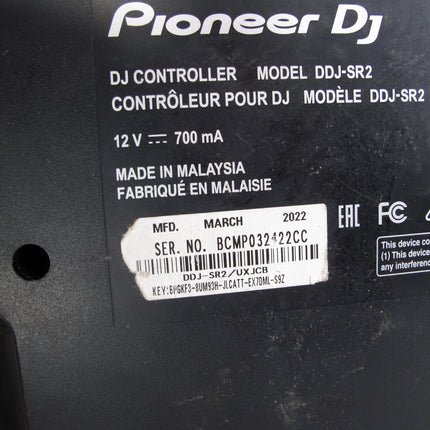 Pioneer DDJ-SR 2-Channel Digital Performance Serato DJ Controller