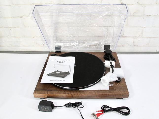 JM-106 2 Speed Belt Drive Bluetooth Turntable Record Player w/ Audio Technica  AT-3600L