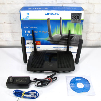 Linksys EA8500 WiFi Router AC2600 Max-Stream MU-MIMO Gigabit Dual-Band