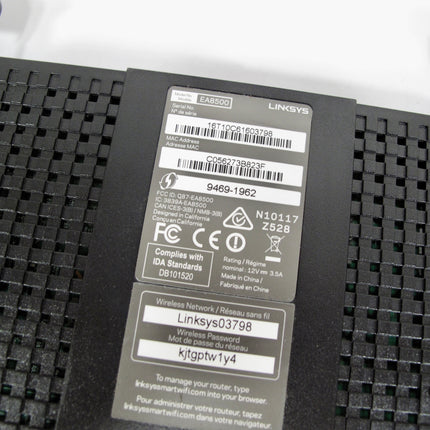 Linksys EA8500 WiFi Router AC2600 Max-Stream MU-MIMO Gigabit Dual-Band