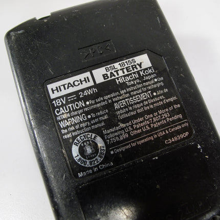 Genuine Metabo HPT Hitachi BSL-1815S 18V Replacement Battery Lithium-Ion Li-Ion