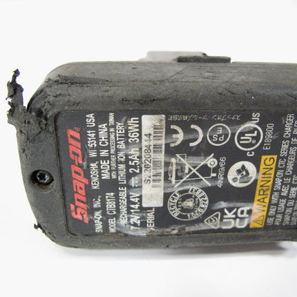 Snap On Tools CTB8174 14.4 Volt 2.5Ah Black Micro Lithium Battery Pack