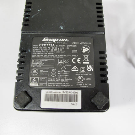 SNAP-ON CTC772A, 7.2v -14.4V LITHIUM Battery Charger