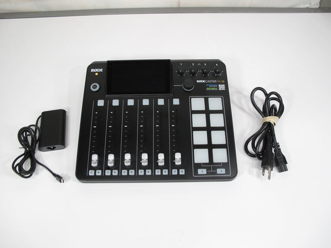 Rode RODECaster Pro II 8 Channel Integrated Podcast Streaming Production Studio