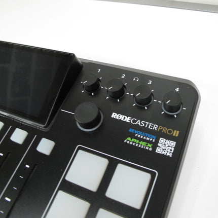 Rode RODECaster Pro II 8 Channel Integrated Podcast Streaming Production Studio