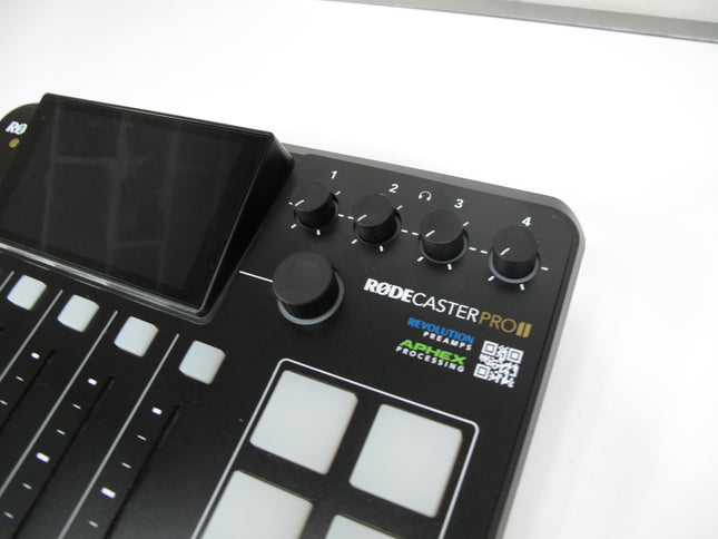 Rode RODECaster Pro II 8 Channel Integrated Podcast Streaming Production Studio