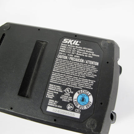 SKIL BY519601 PWRCORE 20 Lithium 4.0Ah Battery 20V Max with Fuel Gauge