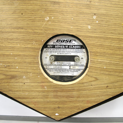 Bose 901 Series VI Classic Direct Reflecting 450 Watt Stereo Speakers