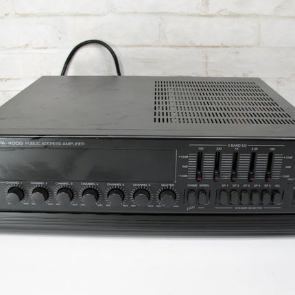 Inter M PA-4000 120 Watt 6 Input Powered PA Mixer Amplifier
