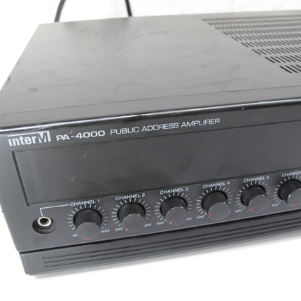 Inter M PA-4000 120 Watt 6 Input Powered PA Mixer Amplifier