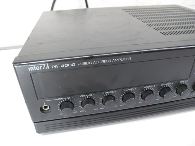 Inter M PA-4000 120 Watt 6 Input Powered PA Mixer Amplifier