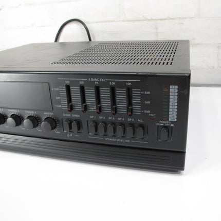 Inter M PA-4000 120 Watt 6 Input Powered PA Mixer Amplifier