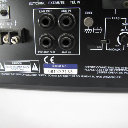Inter M PA-4000 120 Watt 6 Input Powered PA Mixer Amplifier