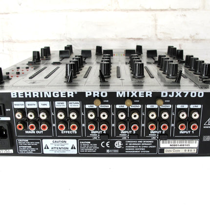 Behringer DJX700 Professional 5-Channel DJ Mixer with Multi-FX Processor