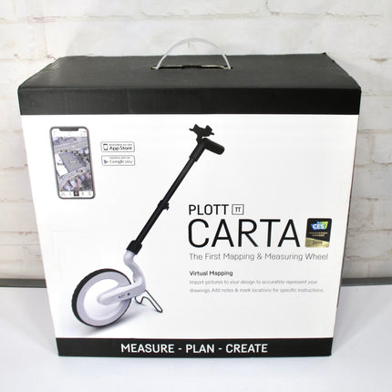 Plott CARTA Bluetooth Digital Measuring & Mapping Rolling Smart Wheel