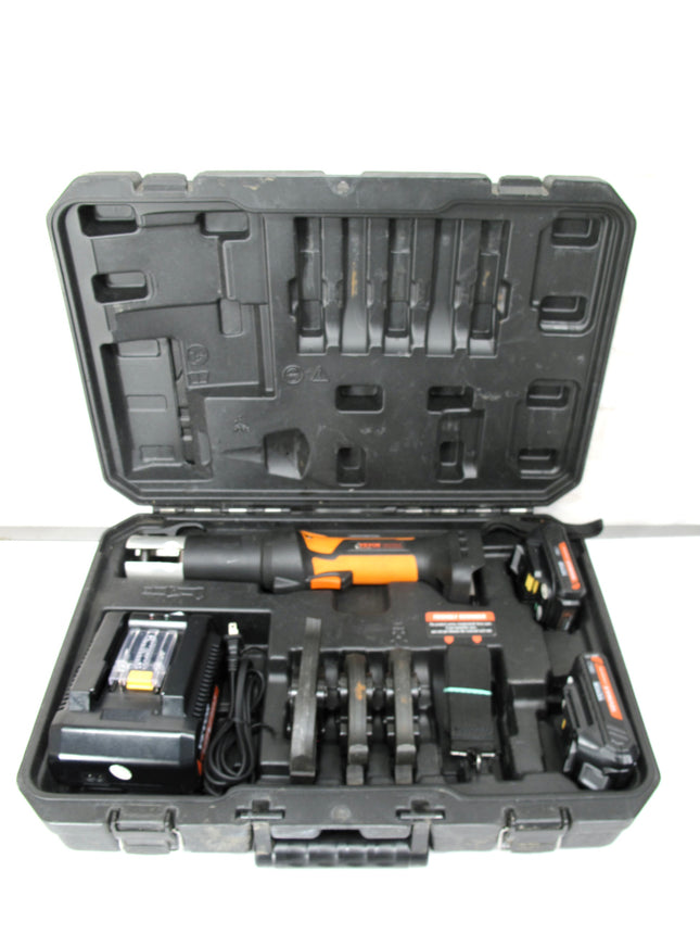 Vevor SL-1930 Pro Press Tool Pipe Crimping Kit Press Tool Battery Kit 1/2" 3/4" 1" Jaw