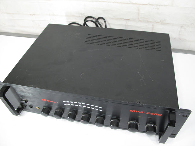 Radio Shack MPA-250B 4 Mic Aux Phono 250 Watt PA Powered Mixer Amplifier