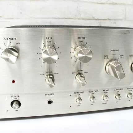Onkyo Model A-7 1979/80 Silver Face Integrated Stereo Amplifier Japan 68 WPC @ 8Ω