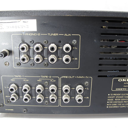 Onkyo Model A-7 1979/80 Silver Face Integrated Stereo Amplifier Japan 68 WPC @ 8Ω
