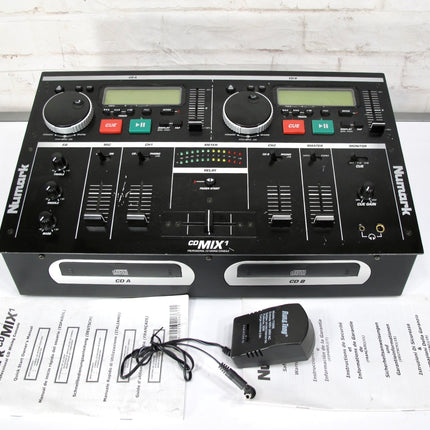 Numark CDMix 1 Professional Dual CD Deck & Mixer Console System