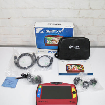 Freedom Scientific Ruby 7 HD Video Magnifier Low Vision Portable Viewer